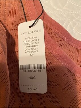 Understance Cora Flexwire Nursing Bra — Dark Rose